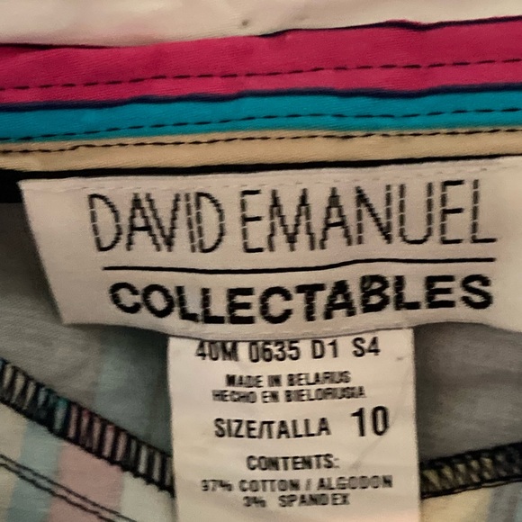 David Emanuel Striped Suit - Picture 4 of 6